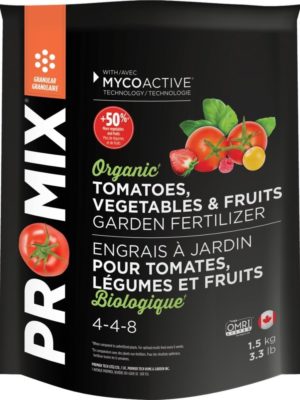 PRO-MIX Organic Fertilizer - Tomatoes, Vegetables and Fruits 4-4-8