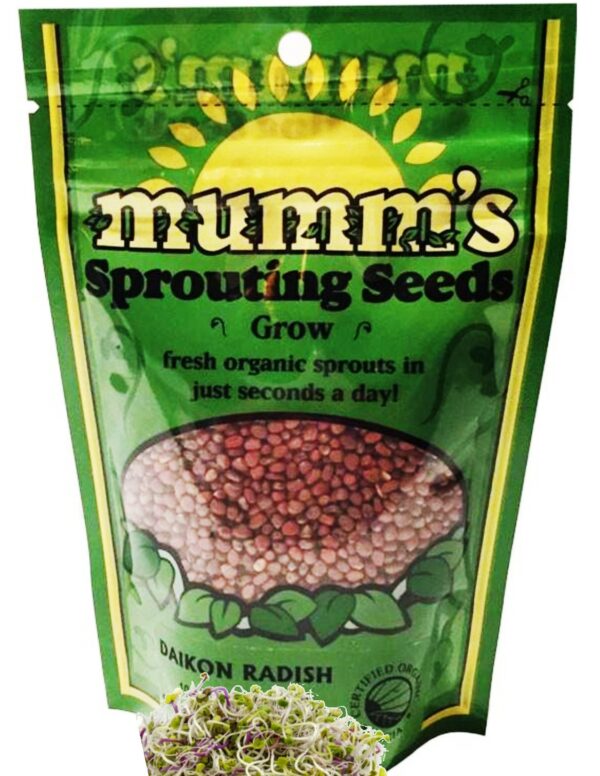 Mumm's Daikon Radish Sprouting Seeds
