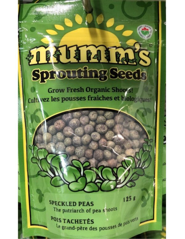 Organic Speckled-Peas Microgreen Seeds